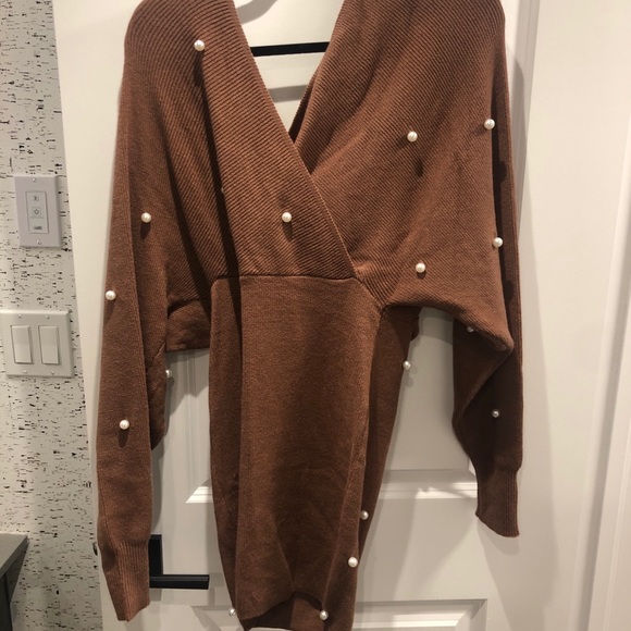 Beaded sweater dress - Picture 2 of 3